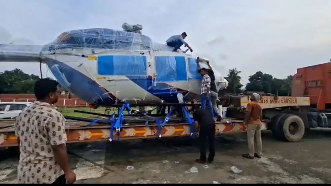 କେନ୍ଦ୍ରାପଡ଼ା ରୁ ମୁମ୍ବାଇ ଛାଡ଼ିଲା ମୁଖ୍ୟମନ୍ତ୍ରୀଙ୍କ ହେଲିକପ୍ଟର