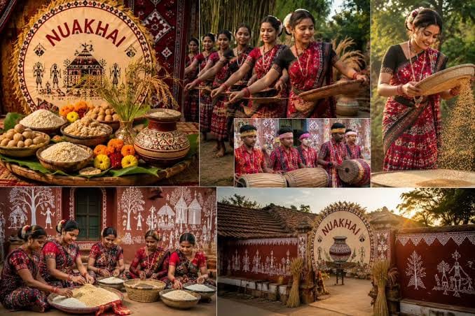 ନୂଆଁଖାଇ ପାଇଁ ଉତ୍ସବମୁଖର ପଶ୍ଚିମ ଓଡ଼ିଶା, ମା’ ସମଲେଇଙ୍କ ନିକଟରେ ଲାଗି ହେଲା ନବାନ୍ନ