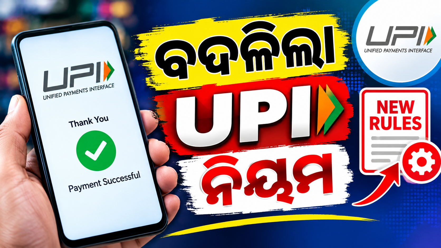 UPI କାରବାର ନେଇ ଆସିଲା ନୂଆ ନିୟମ